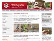 Tablet Screenshot of honeyguide.co.uk